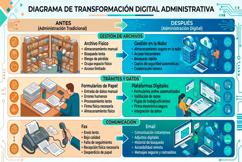 Digitalizar procesos administrativos con renting