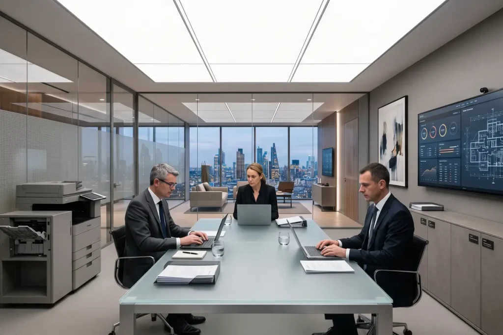 Equipos en renting para procesos de M&A y due diligence en estudios de abogados